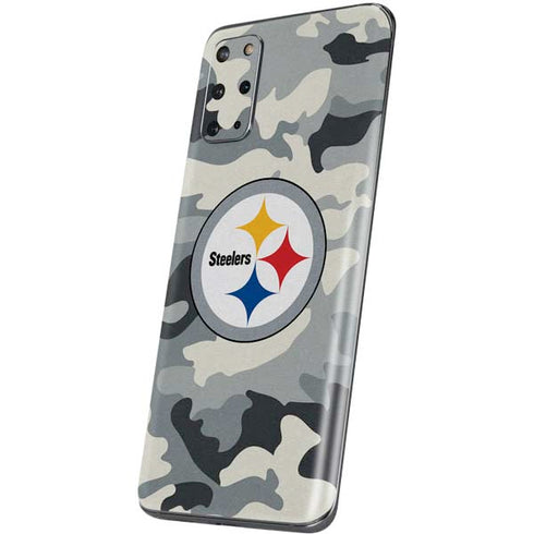 NFL Pittsburgh Steelers Camo Galaxy S20 Plus Skin